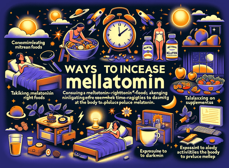メラトニンを増やす方法